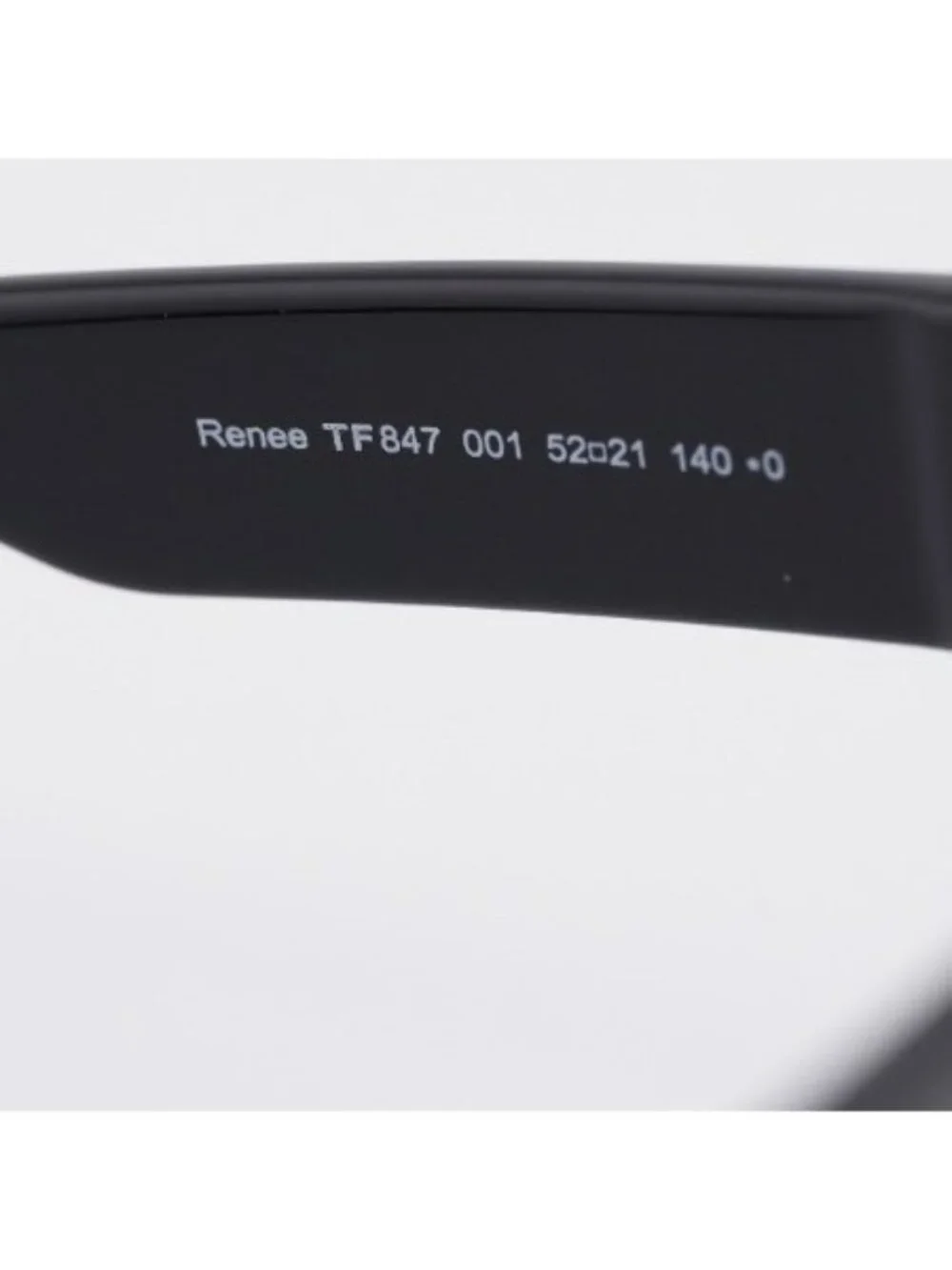Tom Ford Renee FT0847 001 Eyeglasses Black 52mm Square Frame, Blue Light Block